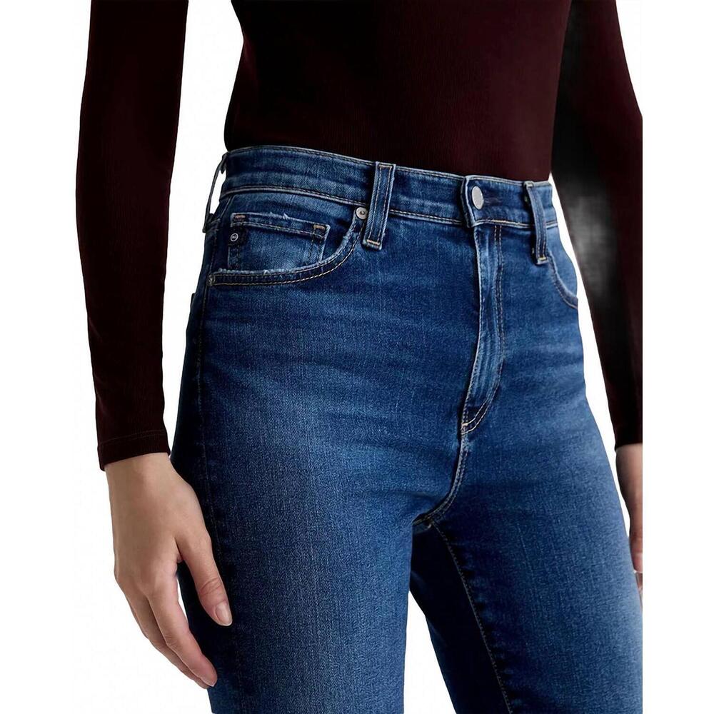 AG Adriano Goldschmied Blue Flare Jeans - Picture 5 of 7
